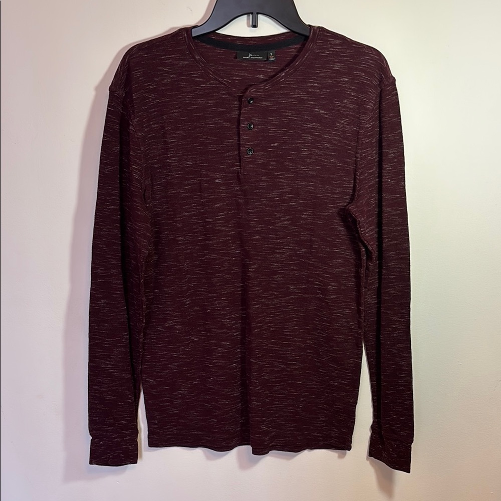 Burgundy Long Sleeve Tee